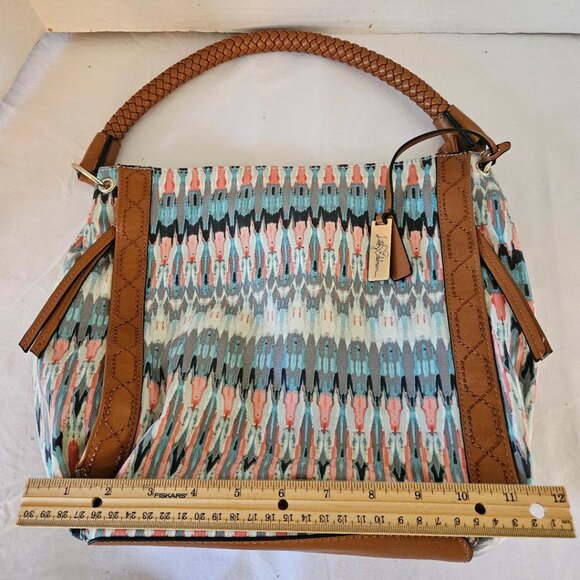 Libby Edelman Boho shoulder bag with braided handle - Picture 1 of 4